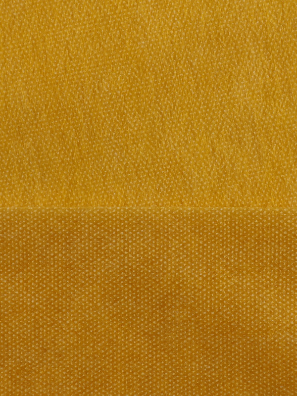 Interlining não tecido fusível do vestuário do alto grau amarelo da cor de pouco peso do poliéster+Nylon